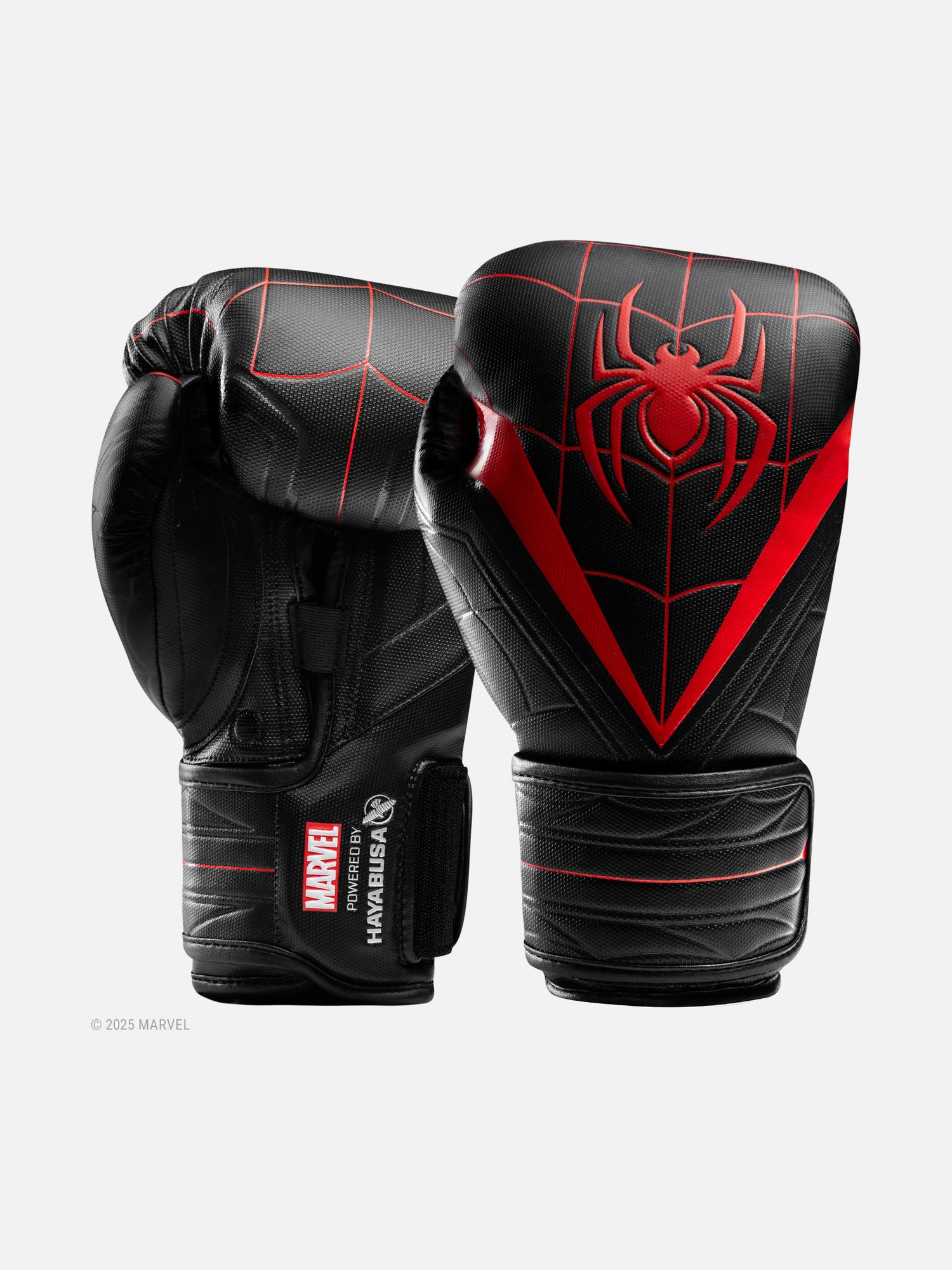 Hayabusa x Marvel Boxningshandskar Miles Morales – Svart/Röd