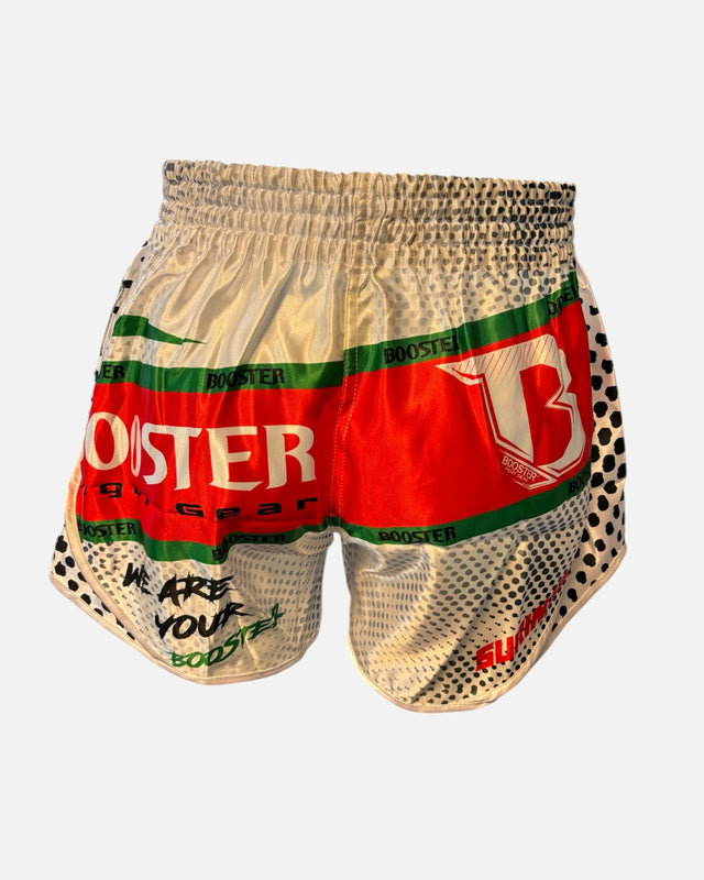 Pantaloncini Muay Thai Booster Suriname – Bianco