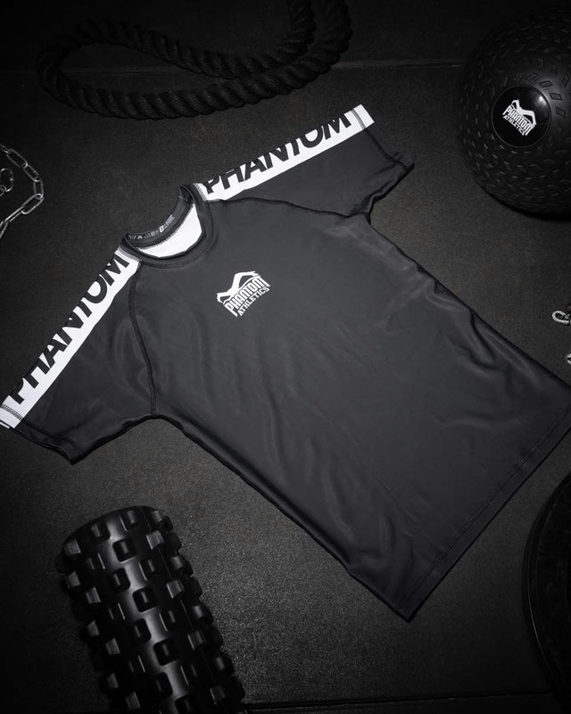 Phantom Athletics Rashguard EVO Apex Short Sleeve – Black