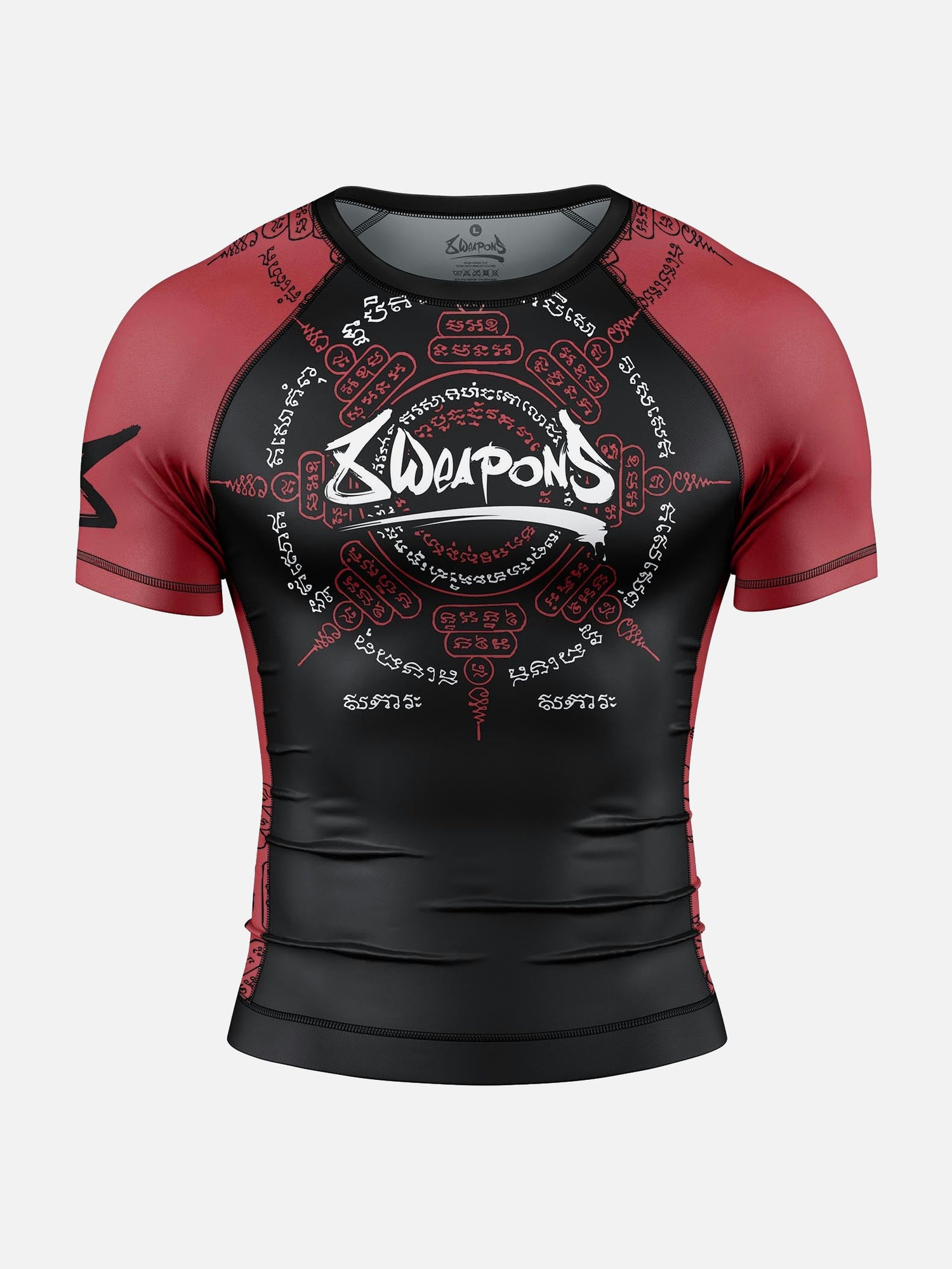 Rashguard 8 WEAPONS 8 Ways Yant 2.0 – Černá/Bordeaux