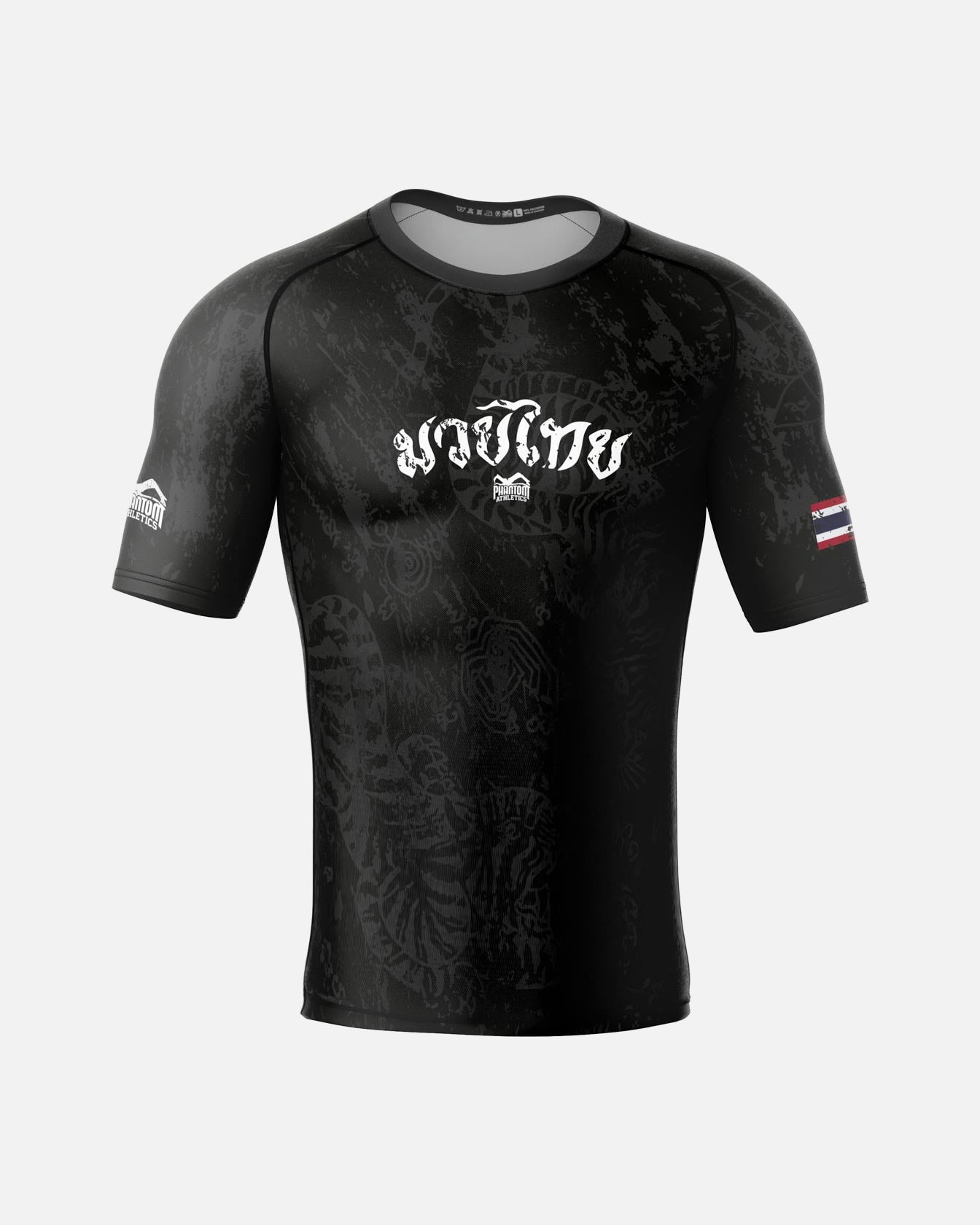 Phantom Athletics Rashguard Muay Thai – Sort/Grå