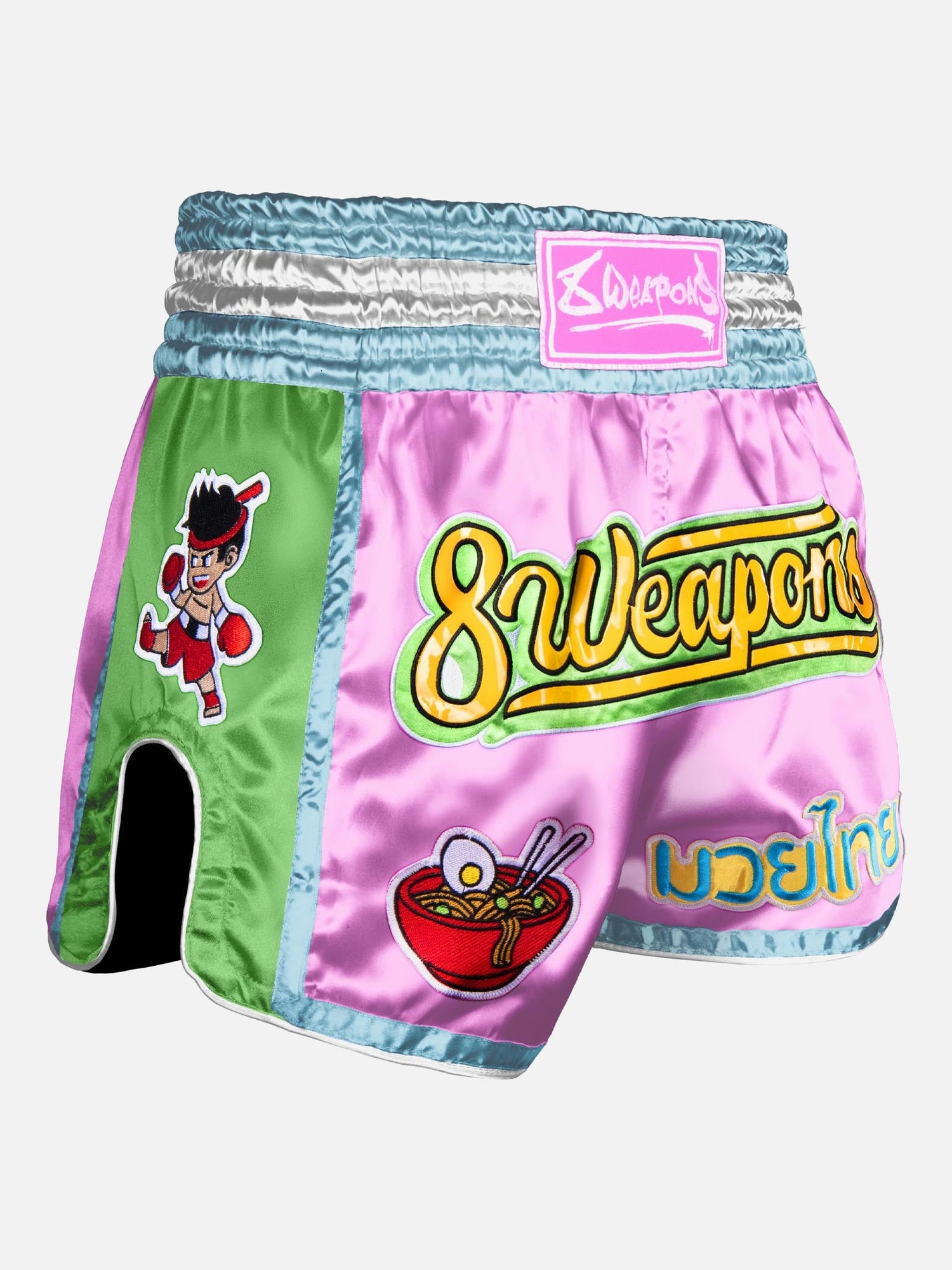 8 WEAPONS Muay Thai shorts Yummy - Lyserød
