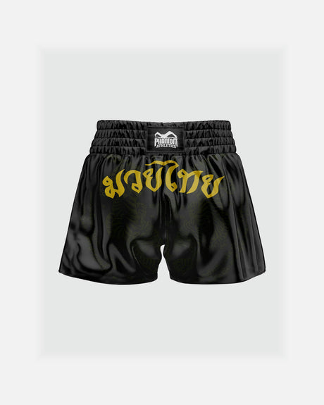 Phantom Athletics Muay Thai Shorts Sak Yant - Zwart/Goud
