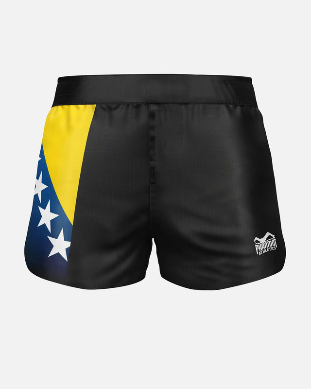 Phantom Athletics MMA-Shorts Fusion-R Team Bosnia – Rot/Weiß/Blau