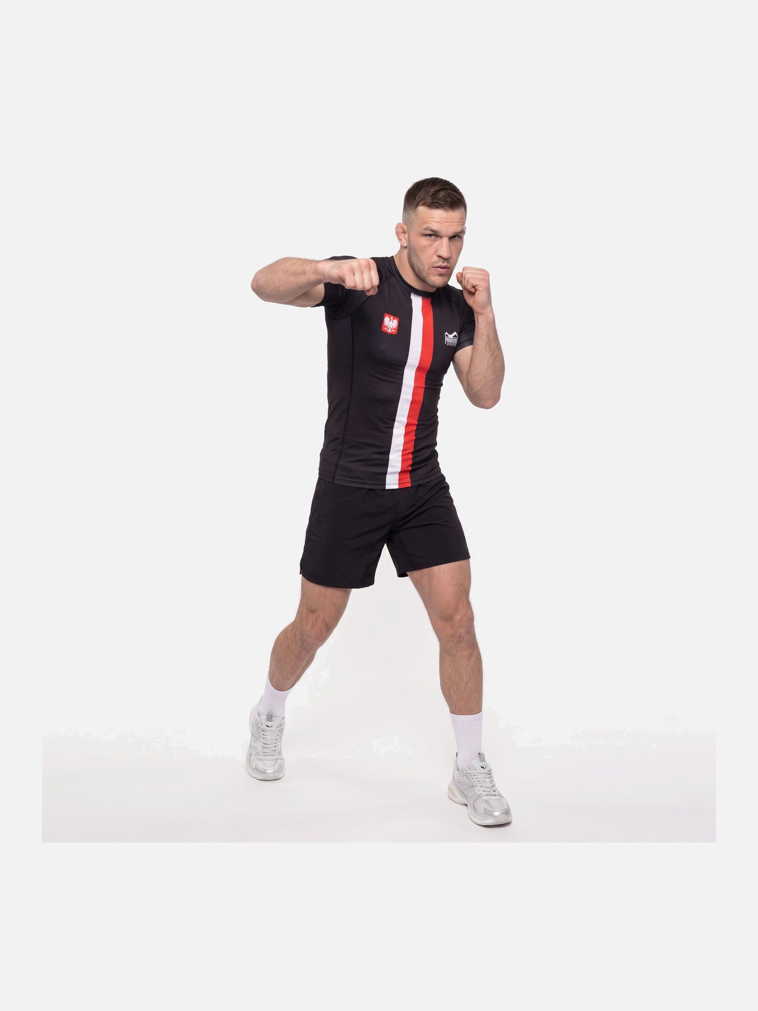 Rashguard Phantom Athletics Team Poland – Černá/Červená/Bílá