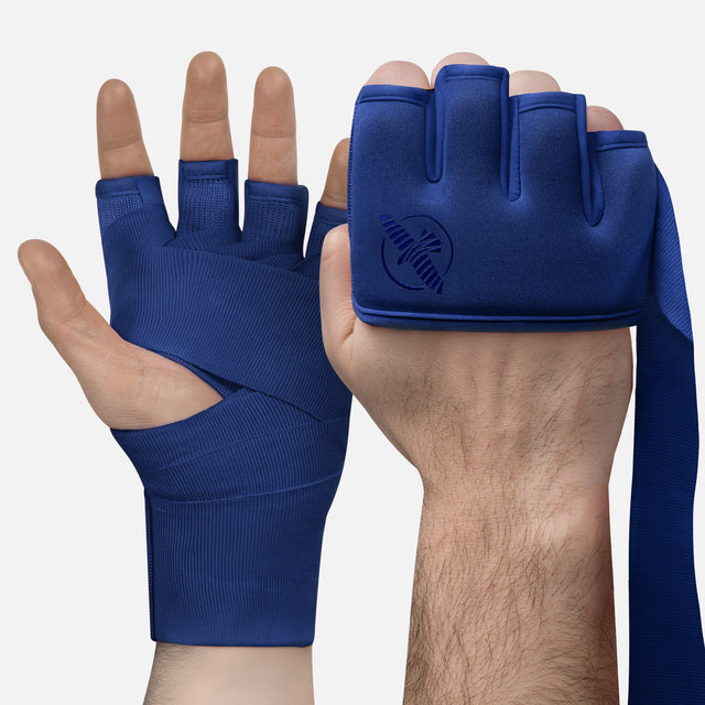 Bende da boxe Hayabusa Knuckle Guard – Blu