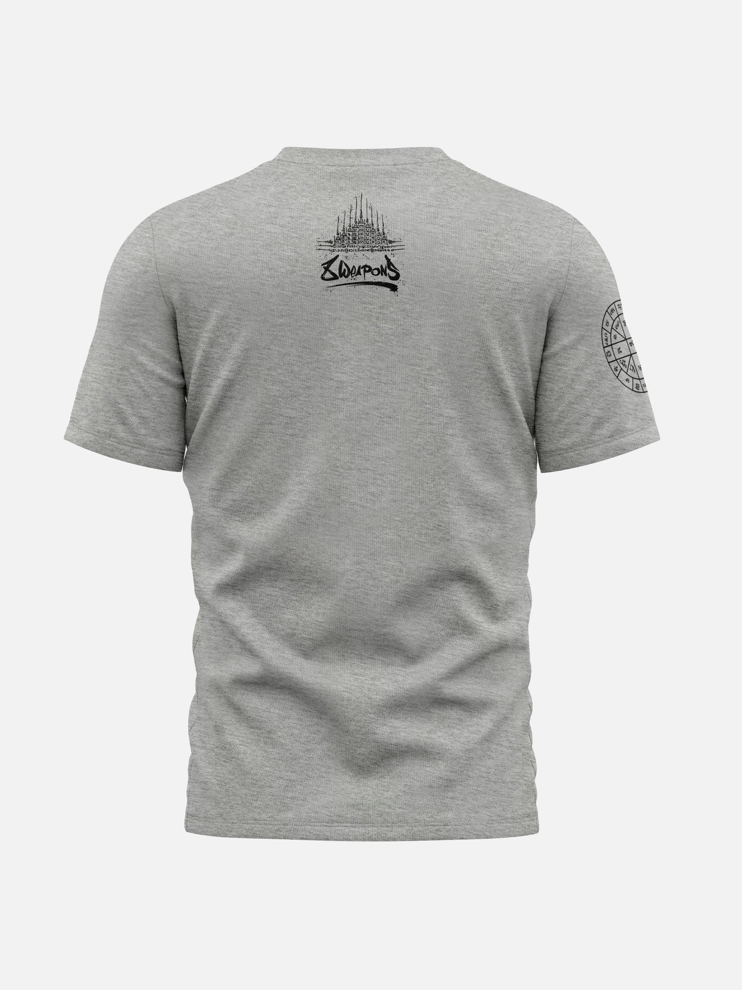 8 WEAPONS T-Shirt Yantra – Grau