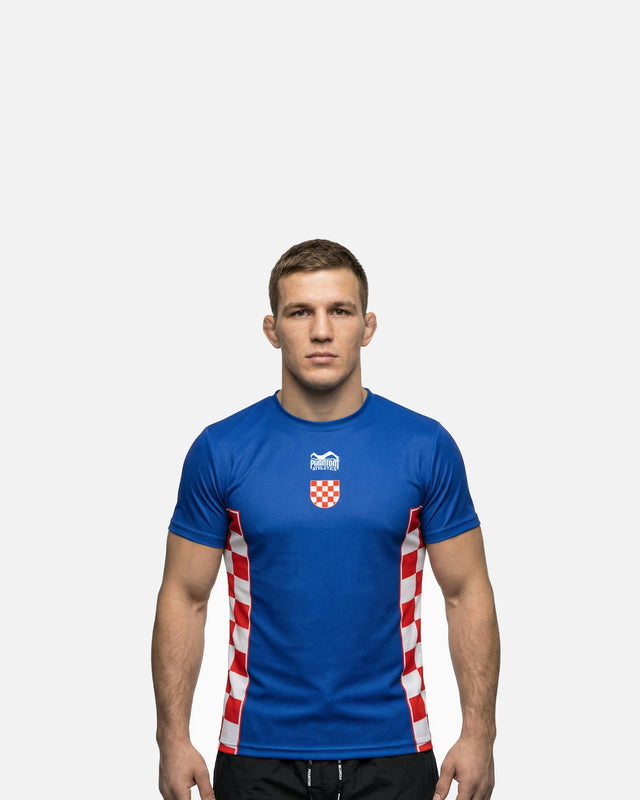 Phantom Athletics Triko EVO+ Team Croatia – Modré