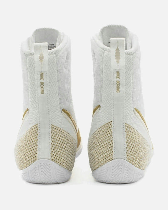 Botas de boxe Nike Machomai 3 – Branco/Ouro