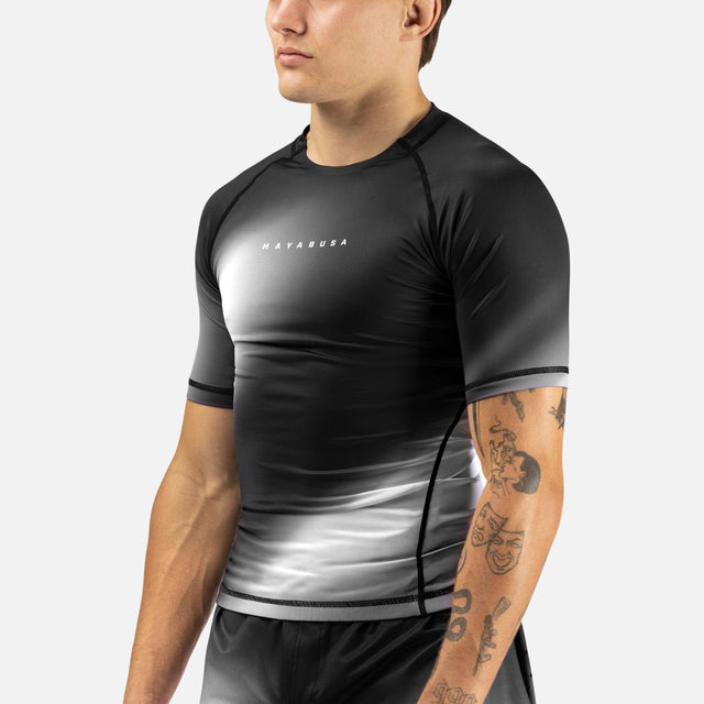 Hayabusa Rashguard Apex Nova Kurzarm – Grau