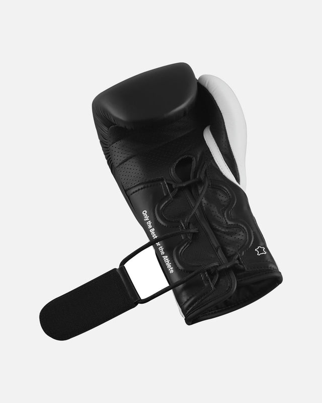 Guantoni da boxe Adidas Hybrid 350 Duo Lace – Nero/Bianco