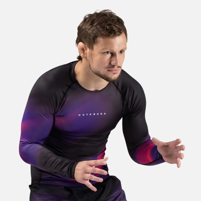 Rashguard Hayabusa Apex Nova Mangas Compridas – Roxo Ultravioleta