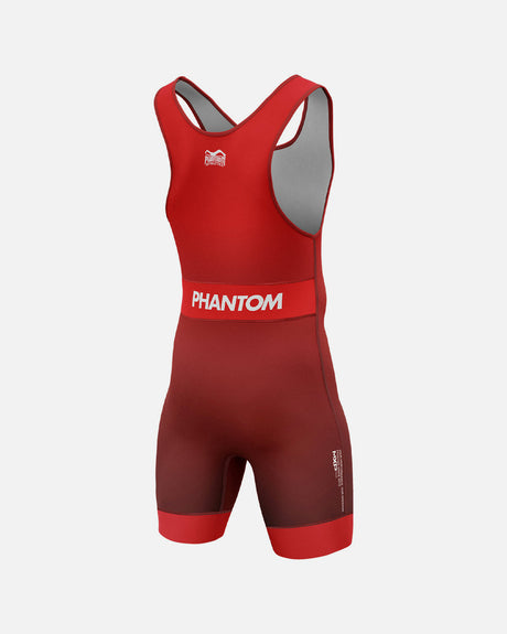 Phantom Athletics Apex Wrestling Singlet – Red