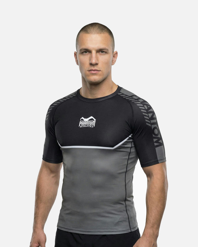 Phantom Athletics Rashguard EVO Apex Kurzarm – Grau