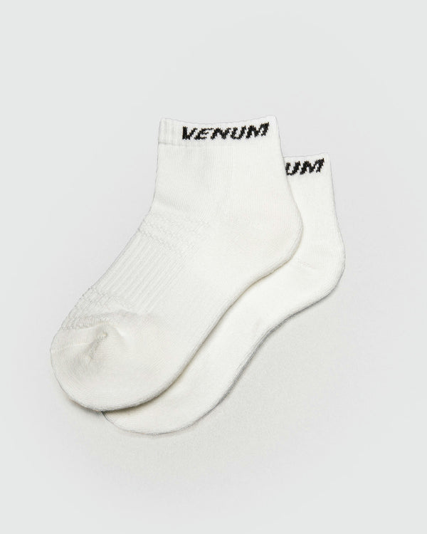 Venum Essential Strumpor - Vit - Set om 3