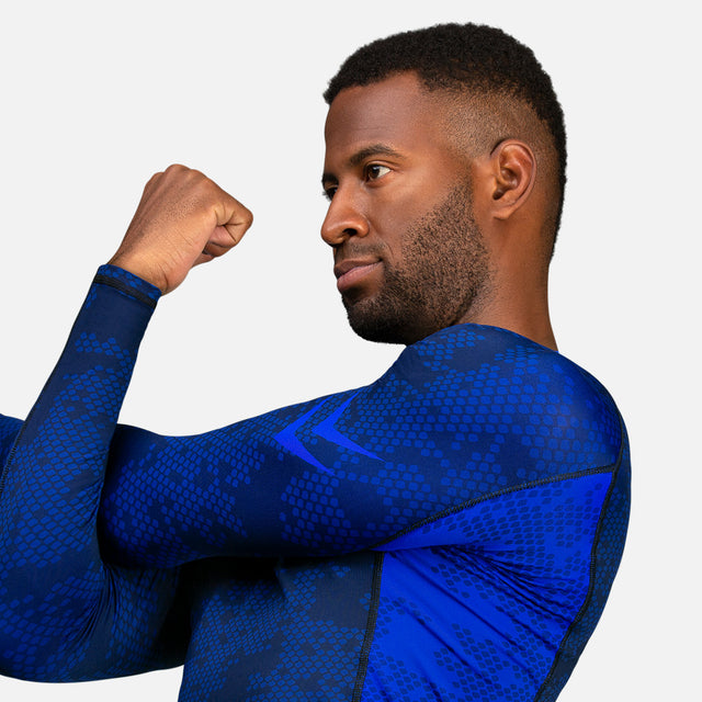 Hayabusa Rashguard Ranked Långärmad - Blå