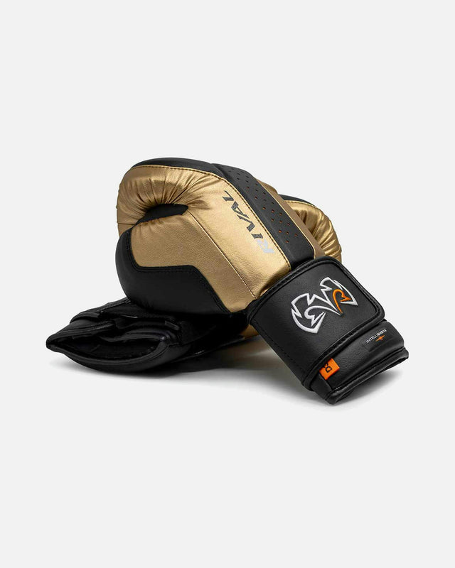 Rival Sandsackhandschuhe RB10 Intelli-Shock – Schwarz/Gold
