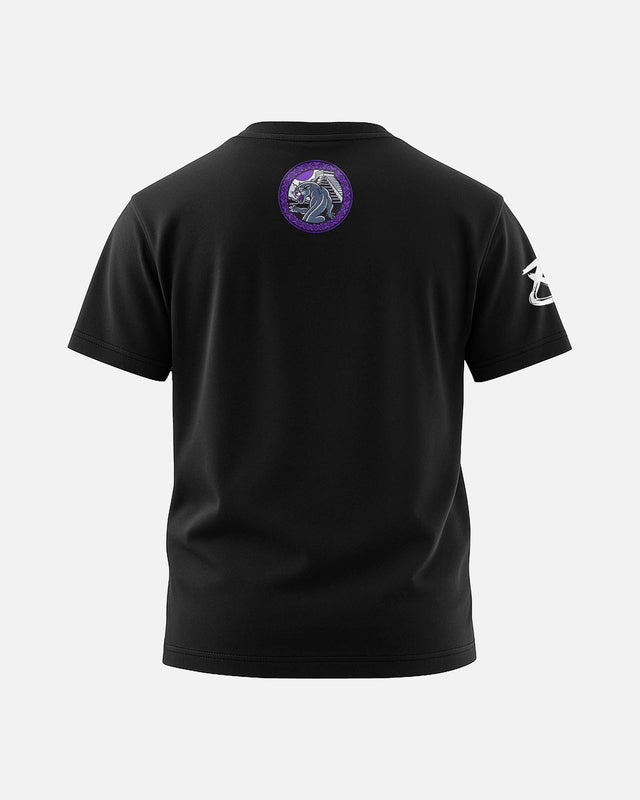 T-shirt 8 WEAPONS Beastial Panther – Noir/Violet