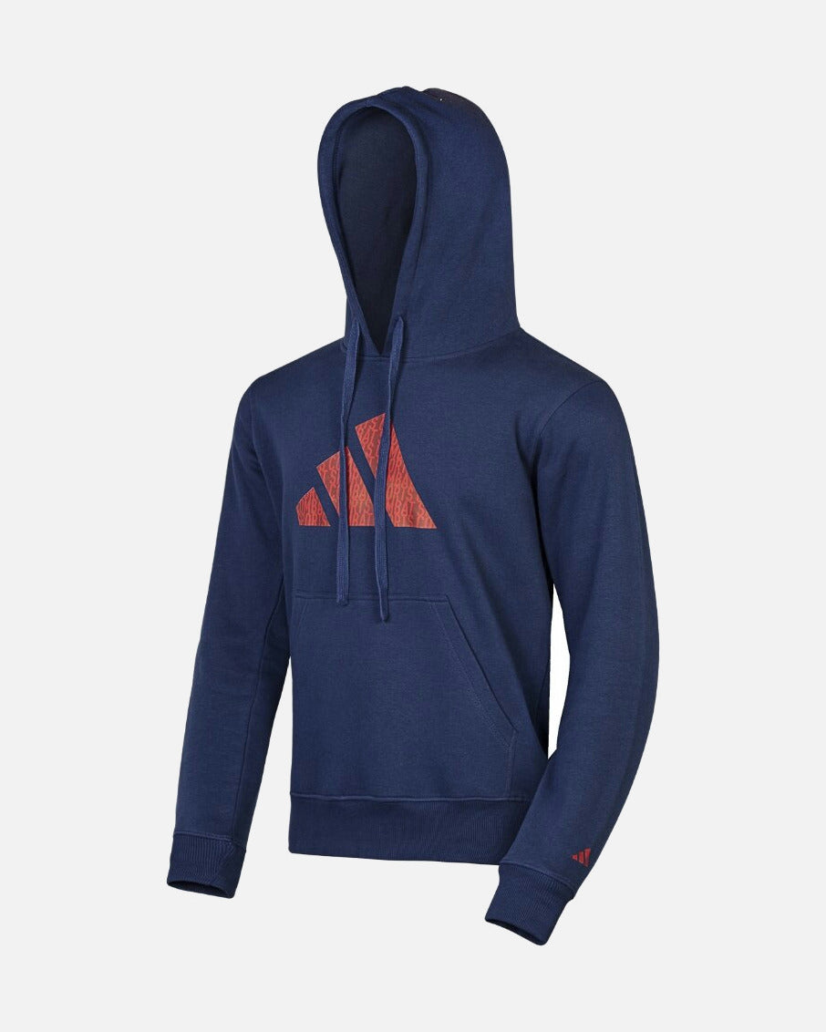 Sudadera Adidas Hoodie Perfo Script Graphic – Azul