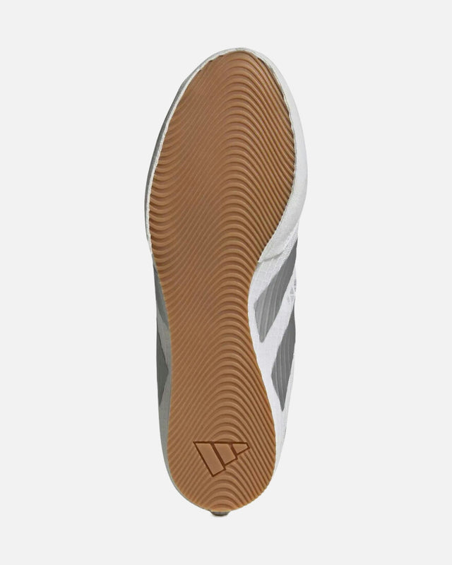 Chaussures de boxe Adidas Box Hog 4 – Blanc/Argent