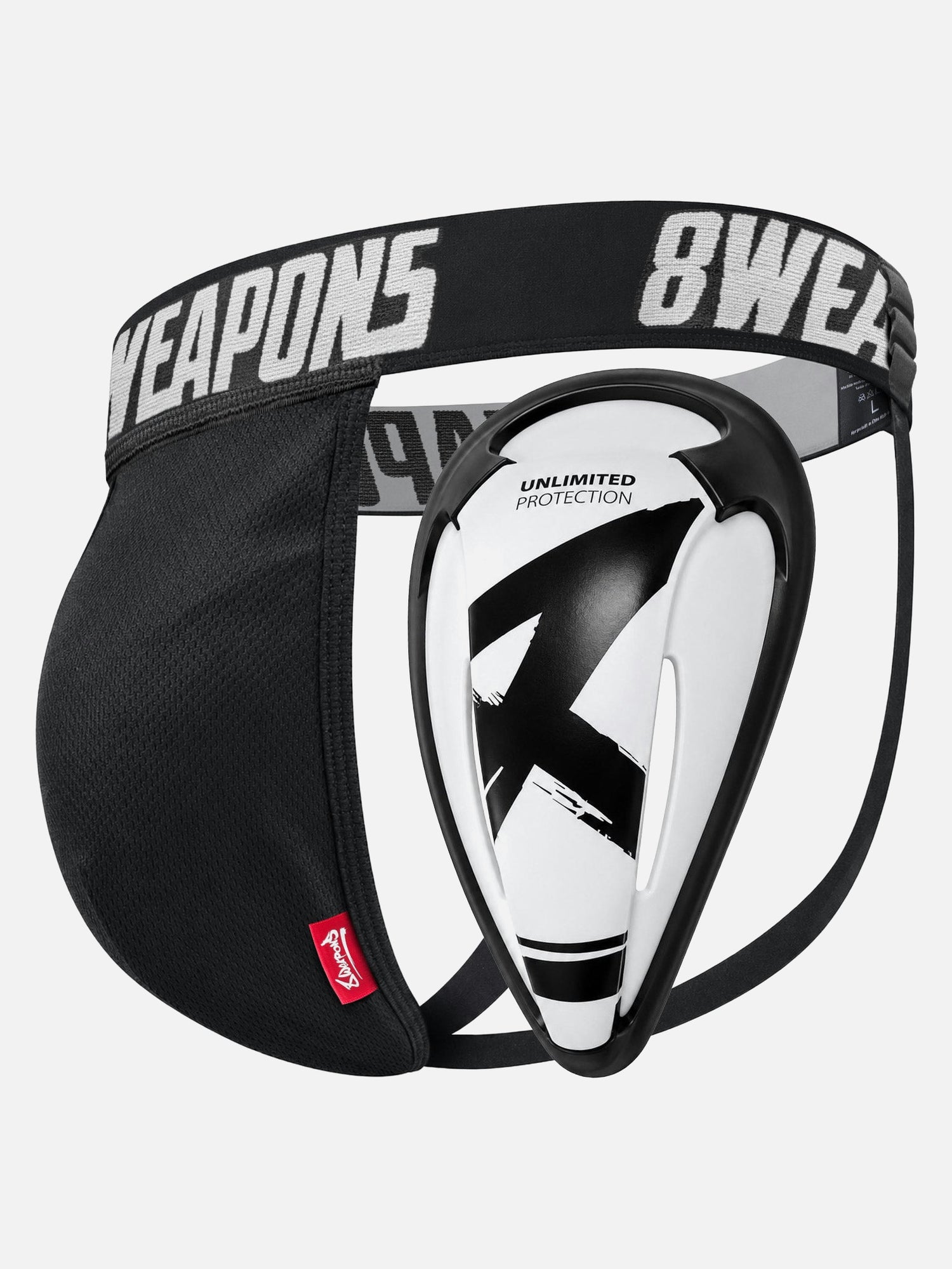 Suspensor 8 WEAPONS Unlimited – Czarny/Biały