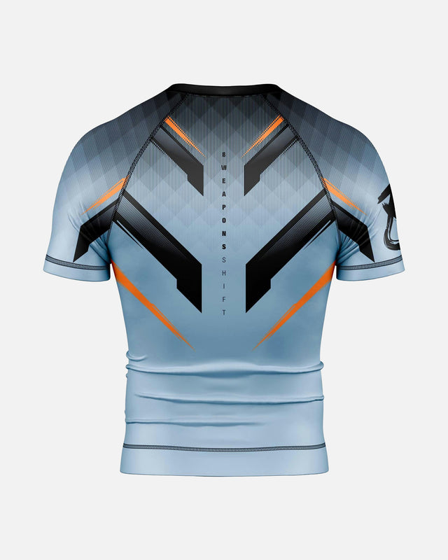 Rashguard 8 WEAPONS Shift – Gris glace/Orange