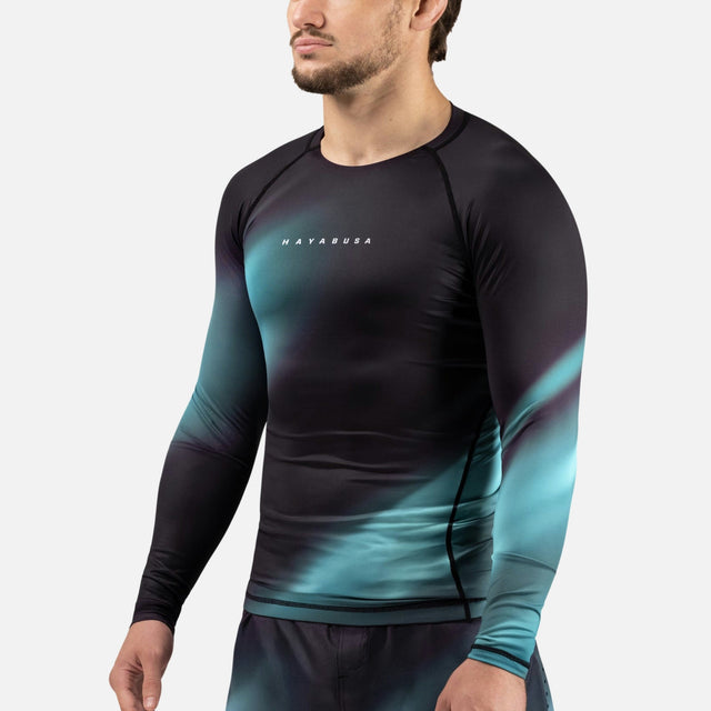 Hayabusa Rashguard Apex Nova Lange Ärmel – Türkis