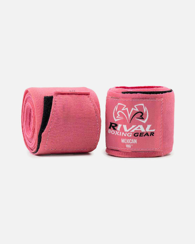 Boxerské bandáže Rival Mexican Stretch – Růžové