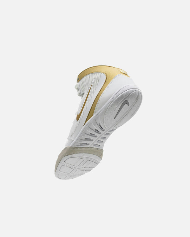 Botas de lucha Nike Freek – Blanco/Oro