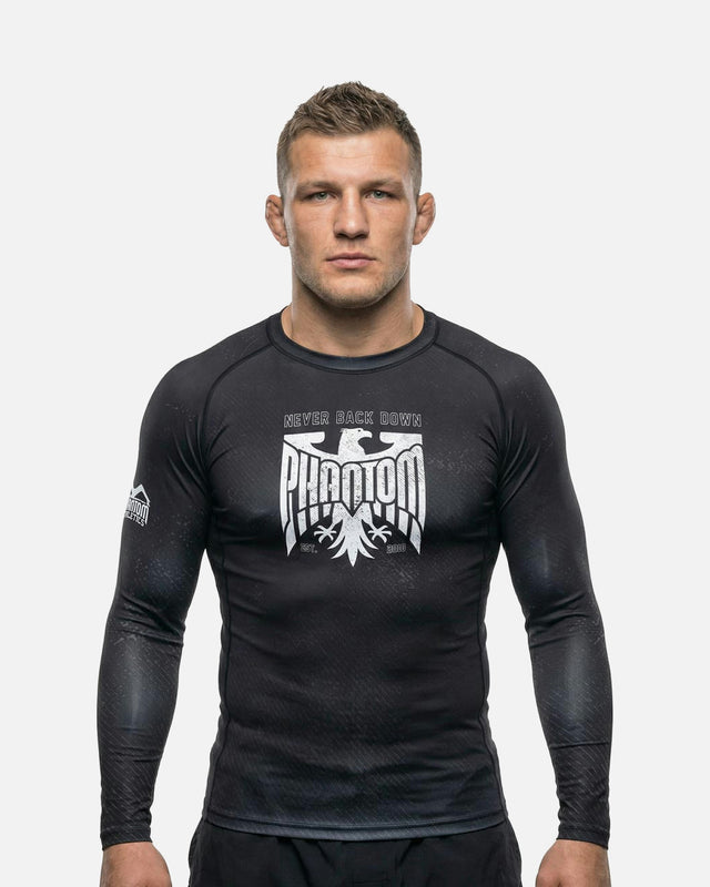 Rashguard Phantom Athletics Germany Eagle – Dlouhé rukávy – Černý