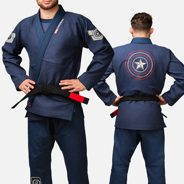 Kimono de BJJ Marvel Captain America – Azul