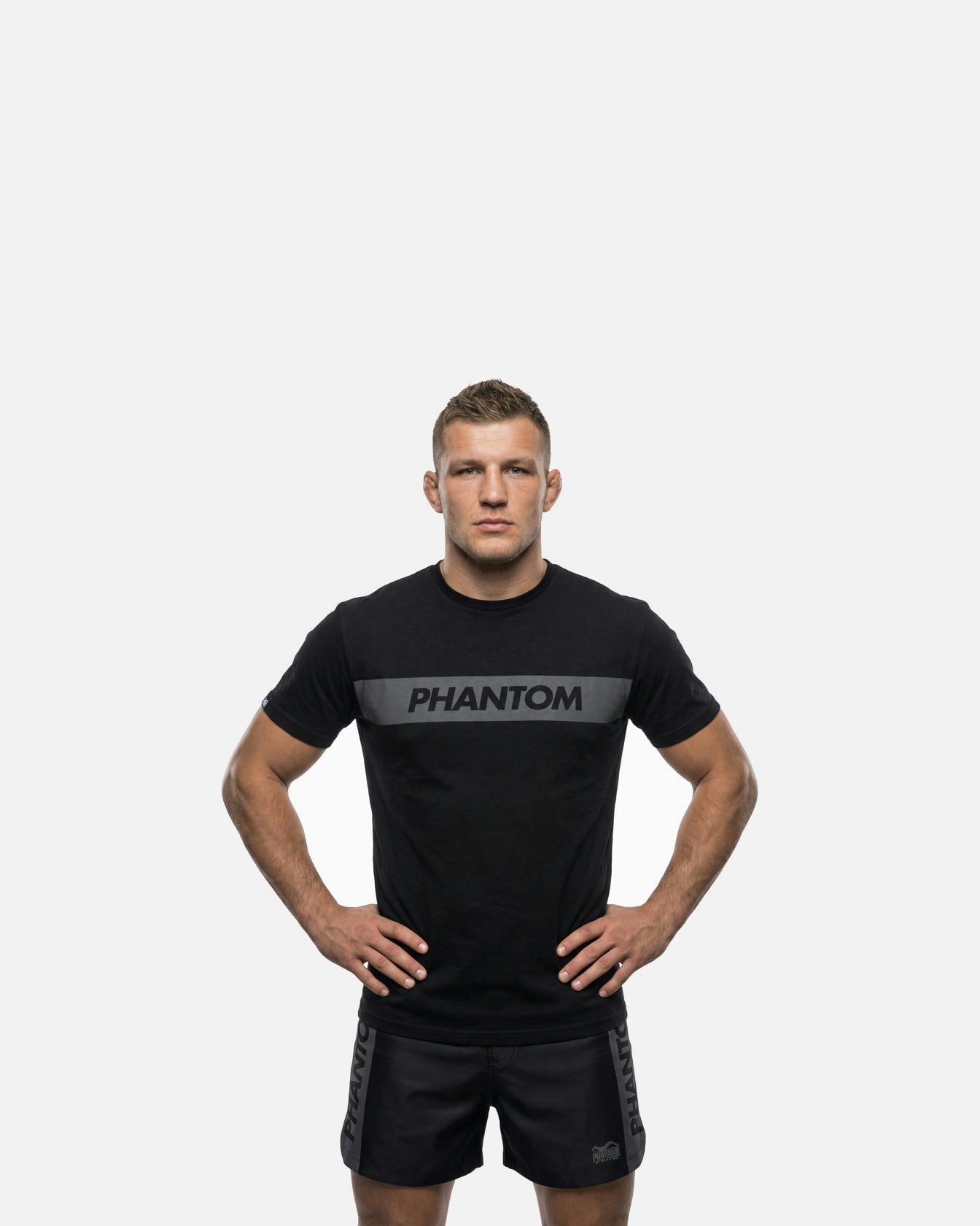 Phantom Athletics T-Shirt Apex – Sort/Grå