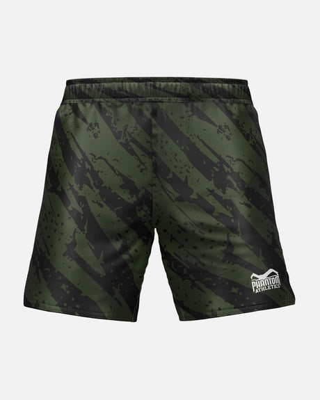 Phantom Athletics MMA Shorts EVO Tiger Camo - Legergroen