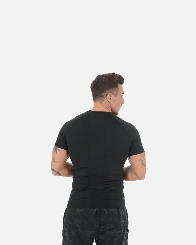 Rashguard Phantom Athletics Tactic Manches Courtes – Noir