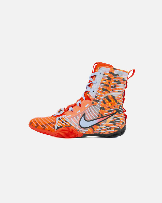 Ghete de box Nike HyperKO 3 – Roșu/Argintiu