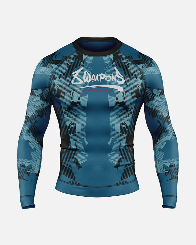 Rashguard 8 WEAPONS Hit 2.0 – Blu scuro/Nero
