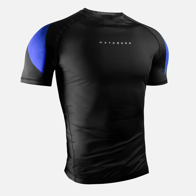 Rashguard Hayabusa Pro Ranked Manga Curta – Azul