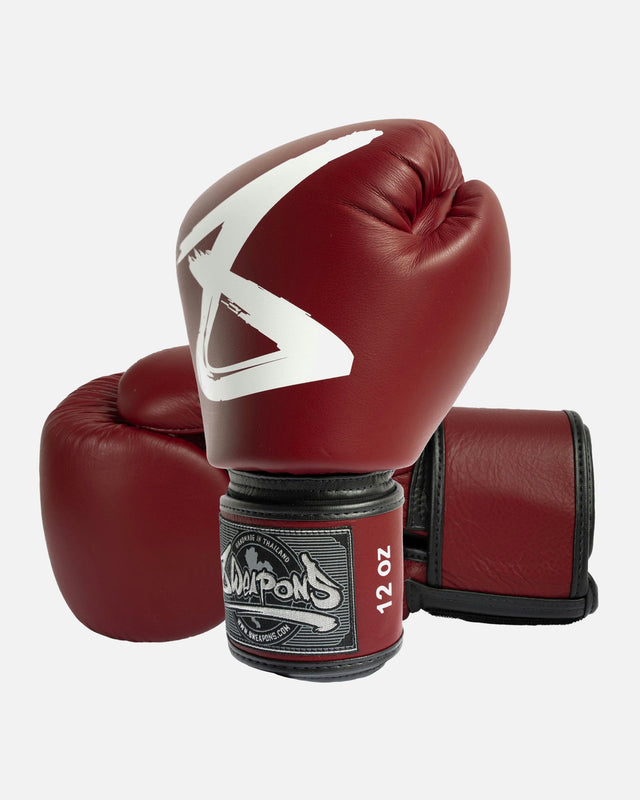 8 WEAPONS Boxhandschuhe Big 8 Premium – Bordeaux