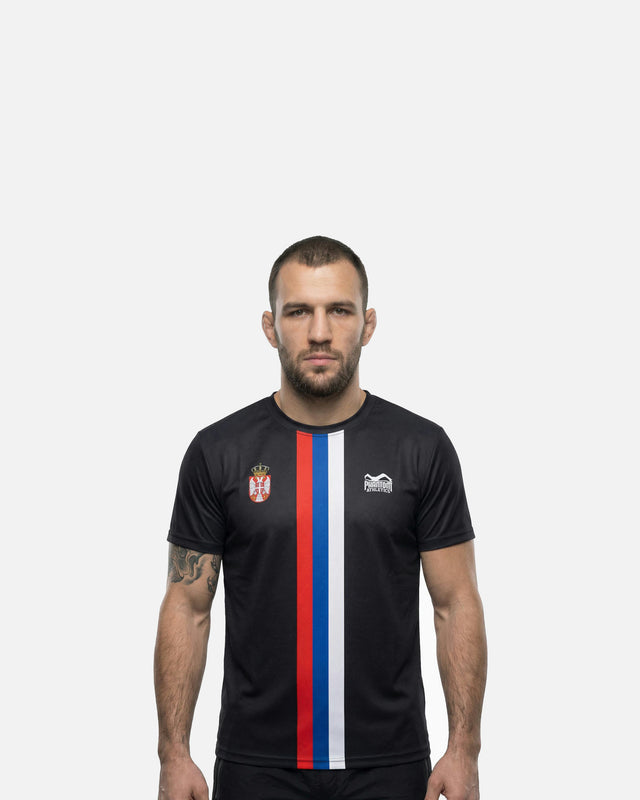 Phantom Athletics EVO+ Team Serbia Training T-Shirt – Black