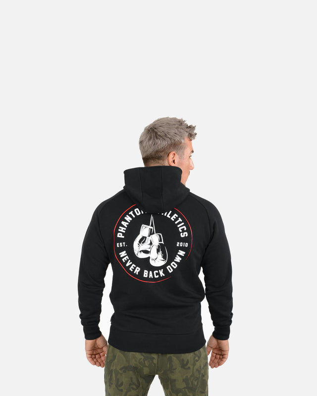 Phantom Athletics Hoodie Never Back Down - Svart