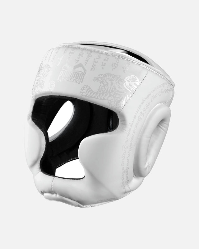 Casco da boxe Phantom Athletics Muay Thai – Bianco Gelo
