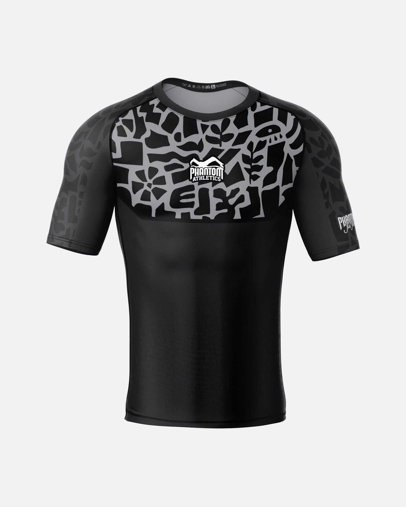 Rashguard Phantom Athletics Groundgame – Černá/Šedá