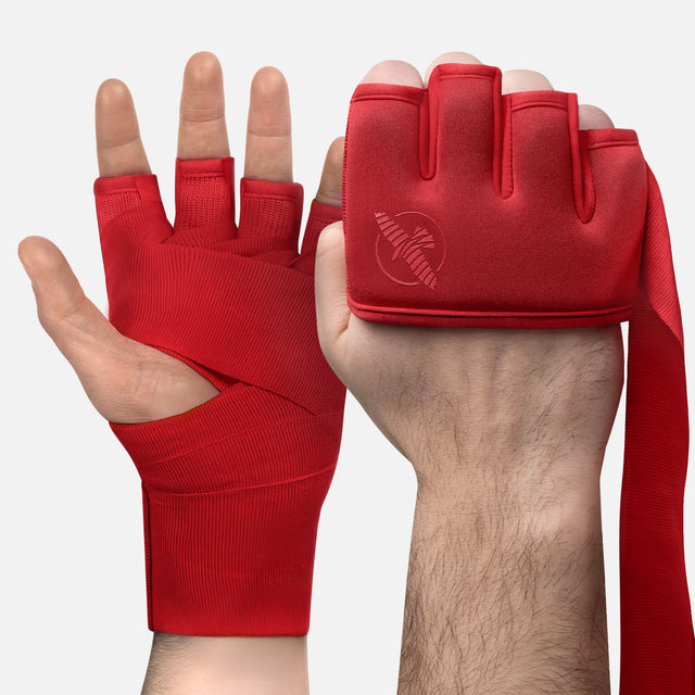 Hayabusa Håndbind Knuckle Guard – Rød