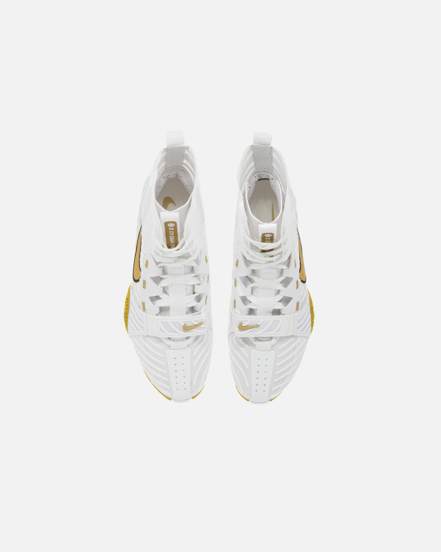 Botas de boxe Nike HyperKO 3 – Branco/Ouro