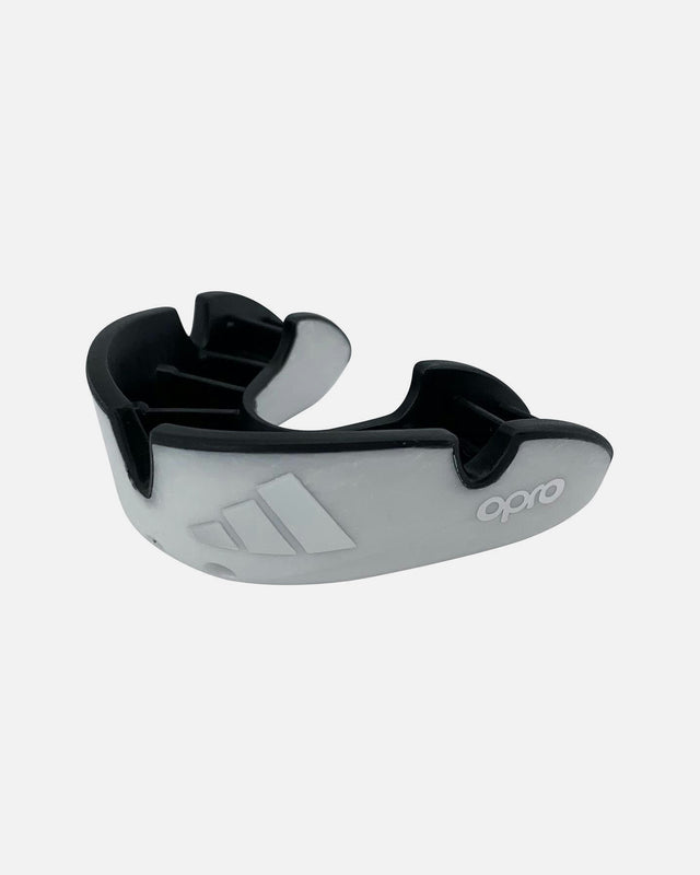 Protector bucal Adidas OPRO Gen4 Silver-Edition – Blanco