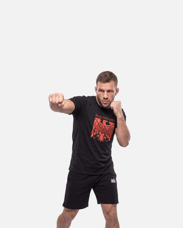 Phantom Athletics T-Shirt Germany Never Back Down – Sort/Rød