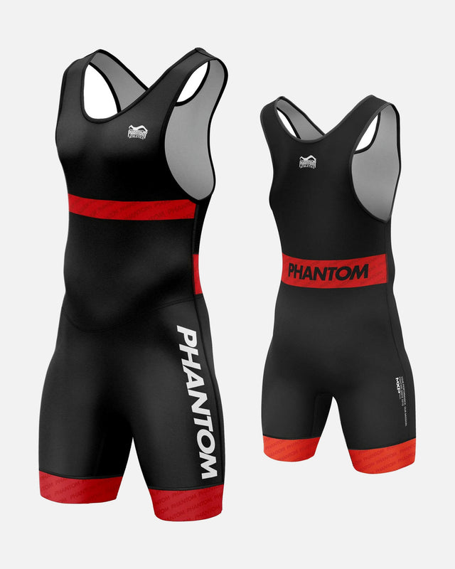 Phantom Athletics Worstelsinglet Raptor - Rot/Blau