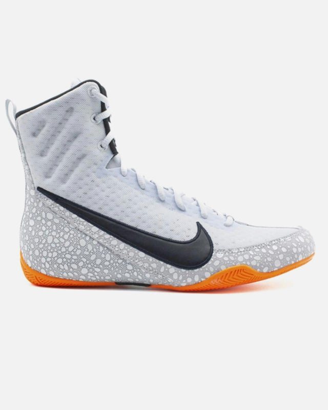 Boxerské boty Nike Machomai 3 SE – Stříbrné/Oranžové