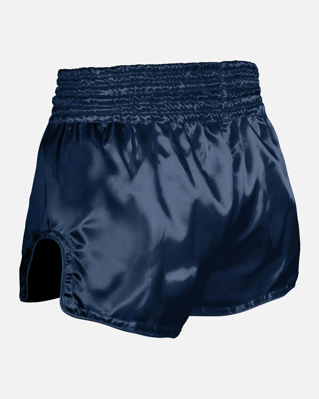 8 WEAPONS Muay Thai-shorts Strike – Mörkblå/Vit