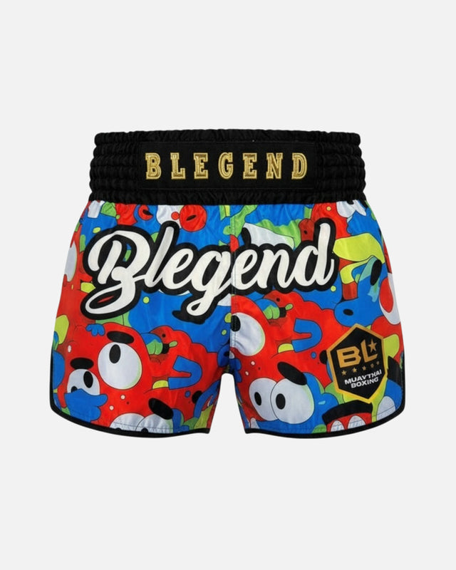 Shorts de Muay Thai Blegend Legend 10 – Noir